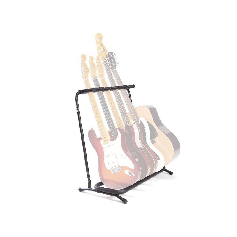 Multi Folding Guitar Stand for 5 Guitars, Black